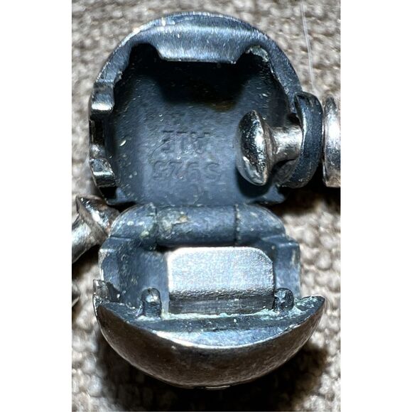 Pandora Sterling Silver Bangle Bracelet – Round Logo Clasp - Picture 6 of 7